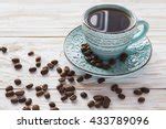 Coffee Cup And Beans Free Stock Photo - Public Domain Pictures