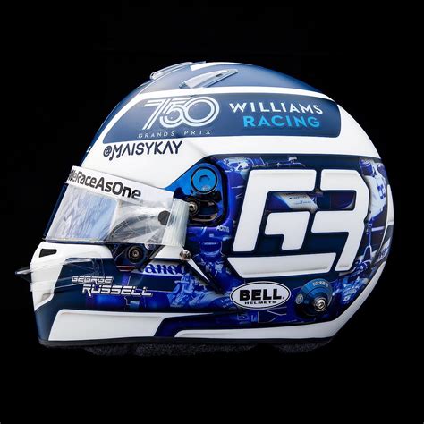 George Russell 2021 Monaco Grand Prix helmet · RaceFans