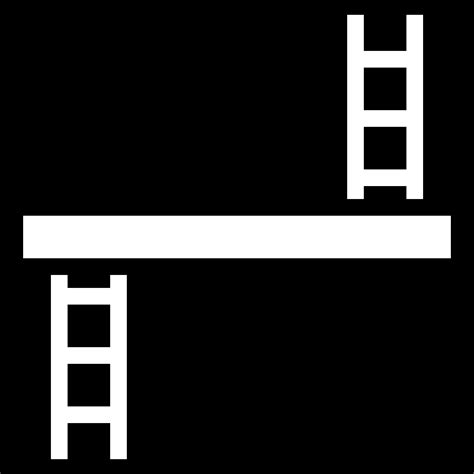 Ladders platform icon, SVG and PNG | Game-icons.net