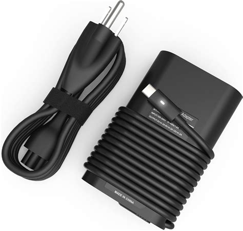 Amazon.com: 65W 45W USB C Laptop Charger for Dell Latitude 5420 7420 5520 7390 7370 5285 5289 ...