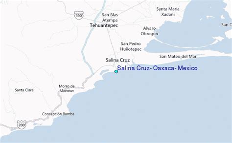 Salina Cruz, Oaxaca, Mexico Tide Station Location Guide