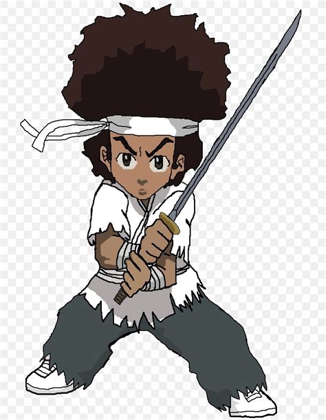 Huey Freeman Riley Freeman Samurai The Boondocks, PNG, 757x1056px, Huey ...