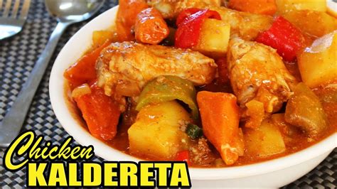 Chicken Caldereta Recipe | Kalderetang Manok - YouTube