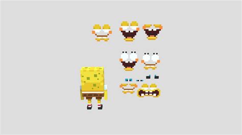 SpongeBob (Minecraft dlc map v2) - Download Free 3D model by thegageinator_real [2a81a84 ...