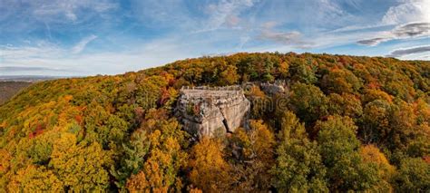 Coopers Rock State Park Overlook Over the Cheat River in West Virginia with Fall Colors Stock ...