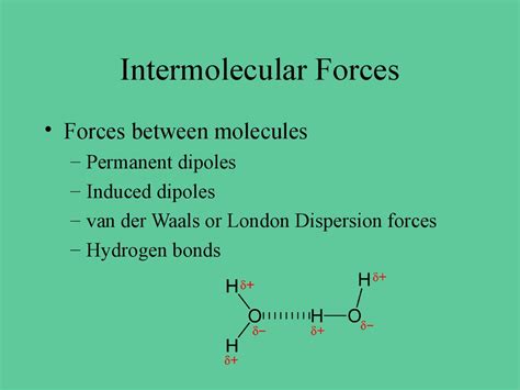 vapor pressure intermolecular forces