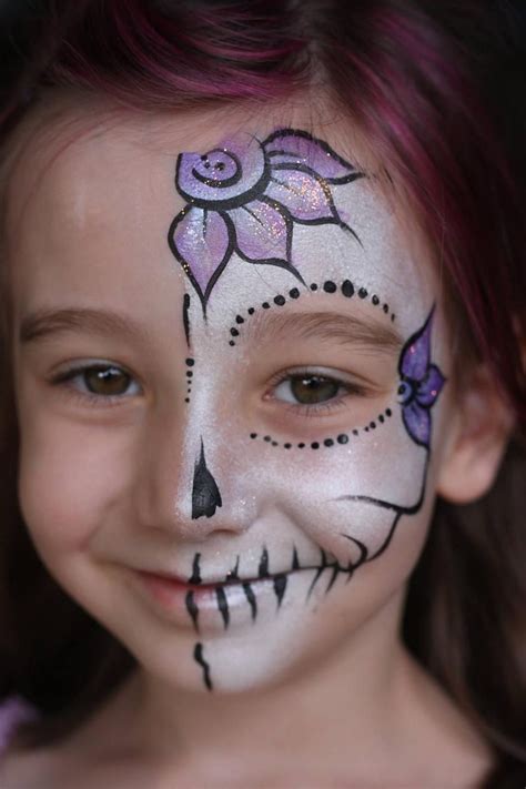 Nadine's Dreams | Photo Gallery | Calgary Kids Skeleton Face Paint ...