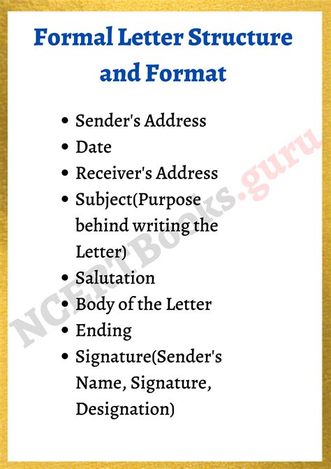 Formal Letter Format, Template, Samples | How to write a Formal Letter?