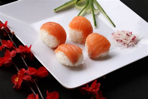 Sushi Salmon Royalty-Free Stock Photo