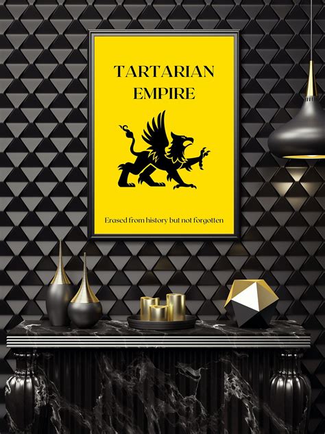 Tartarian Empire Flag tartary Poster - Etsy