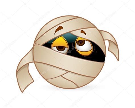 Halloween Mummy Smiley Stock Vector Image by ©baavli #61224101