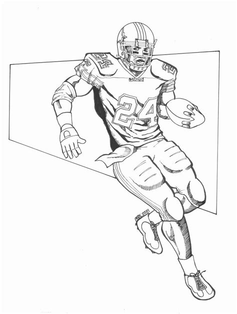 Football Player Drawings