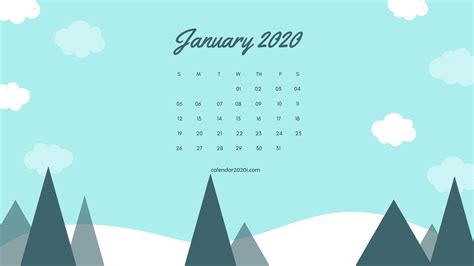 Calendar 2020 Wallpapers - Wallpaper Cave