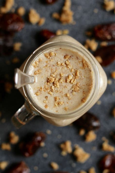 Salted Caramel Cookie Dough Smoothie | running with spoons