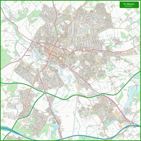 St Albans Street Map | I Love Maps