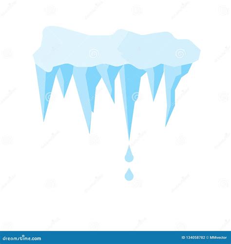 Icicle Icon Vector Isolated on White Background, Icicle Sign , Weather Symbols Stock Vector ...