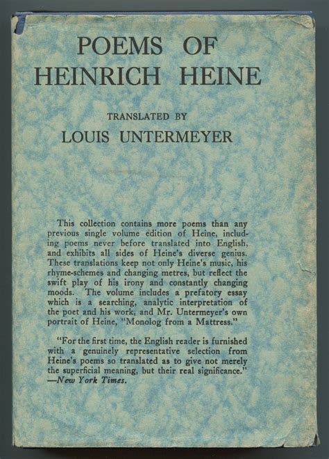 Poems of Heinrich Heine (Revised Edition): Three Hundred and Twenty ...