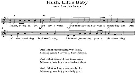 Hush little Baby - instrumental - YouTube