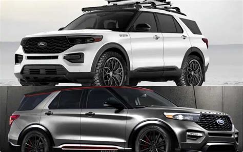 Pair of Badass 2020 Ford Explorers with Aftermarket Parts Head to SEMA