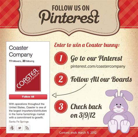 Follow us on Pinterest! | by Coaster Co. of America