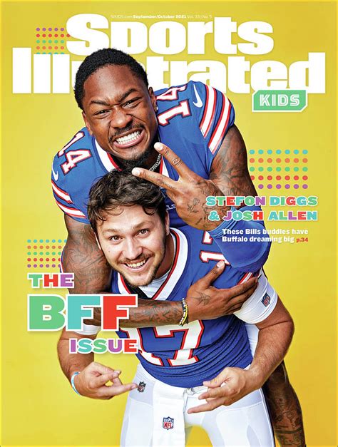 BFF Issue Cover, Buffalo Bills Josh Allen and Stefon Diggs Photograph ...