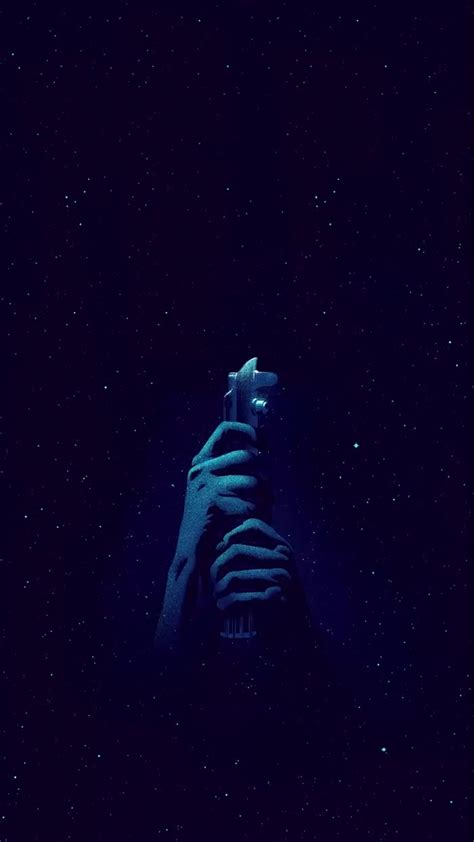 Star Wars Live Wallpaper iPhone Light Saber Blue