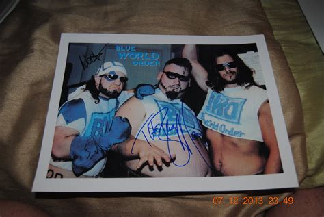 Blue Meanie - My Wrestling Autograph Collection