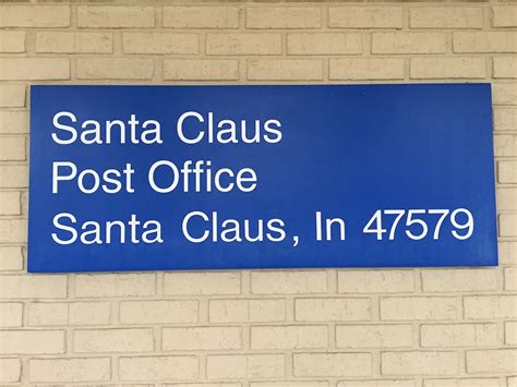 Santa Claus IN Post Office 47579 — Post Office Fans