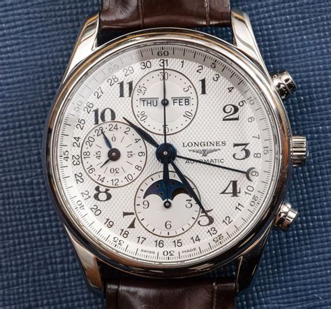 Longines Master Collection Moon Phase Chronograph L2.673.4.78.3 Watch ...