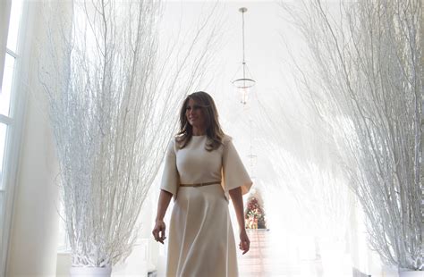 Trump Says Melania's Christmas Decorations Were Better Than Jill Biden ...