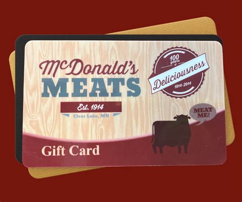 McDonald's Meats Gift Cards