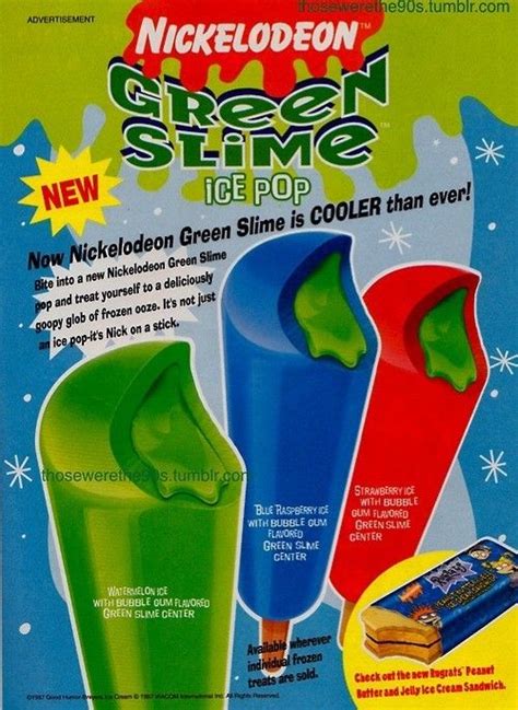 #90s memories | 90s food, Childhood memories 90s, Nickelodeon slime