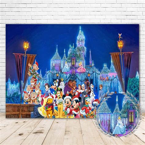 Disney Castle Christmas Wallpaper