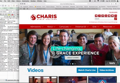 Charis Bible College – For All Things Bible