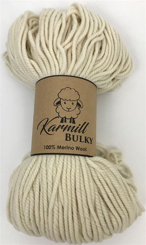 100% Merino Wool - Super Bulky Weight - Hank 200 Grams - Super Chunky ...