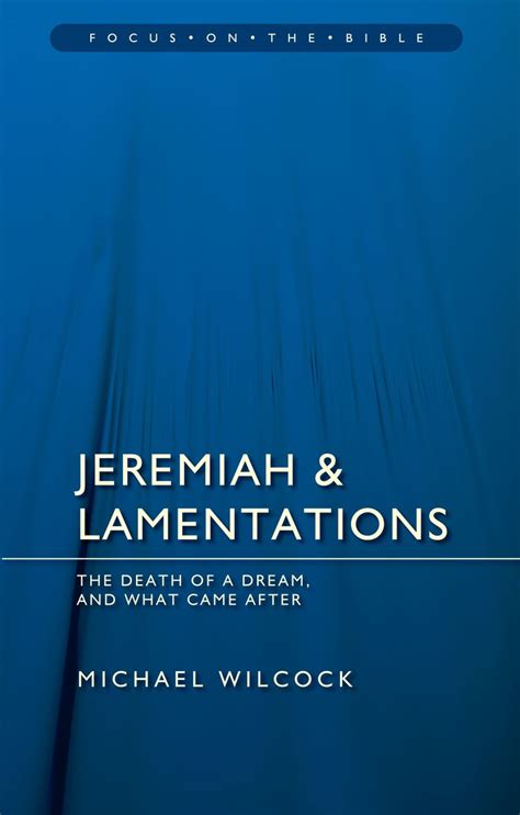 Jeremiah And Lamentations by Michael Wilcock | Fast Delivery at Eden