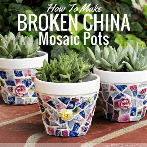 47 Pretty DIY Mosaic Decorations for Your Garden | Mosaic pots, Mosaic flower pots, Diy flower pots