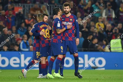 Luis Suarez Fc Barcelona Celebrates Goal Editorial Stock Photo - Stock ...