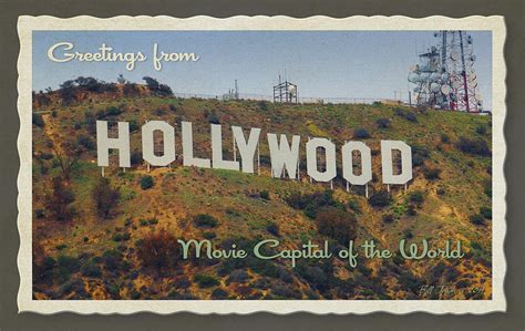 Hollywood Postcard Photograph by Bill Jonas - Pixels