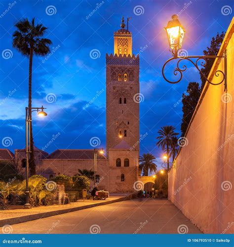 The Koutoubia Mosque stock photo. Image of city, architecture - 106793510