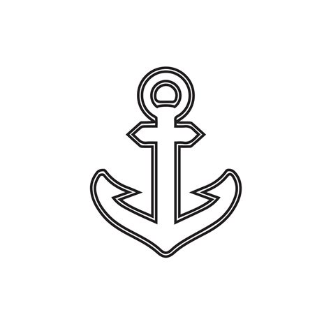 Anchor icon Logo Template vector illustration 10820507 Vector Art at Vecteezy