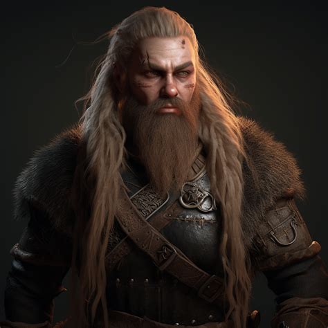 female dwarf with beard from witcher Character Portraits, Character ...