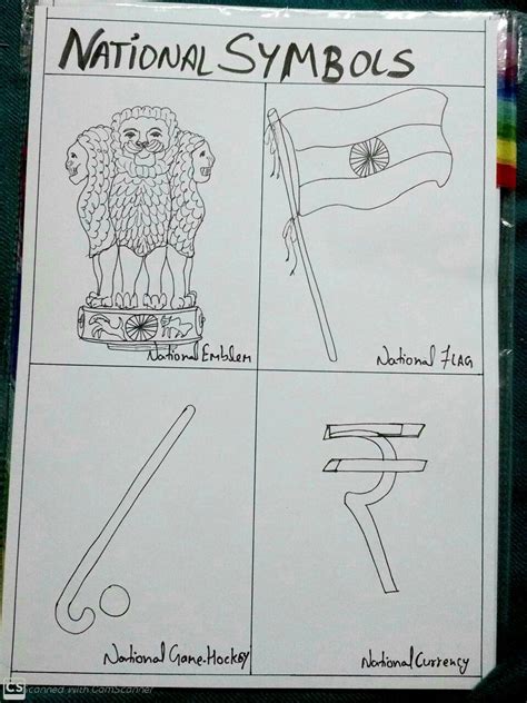 How To Draw National Symbols - Patricia Sinclair's Coloring Pages