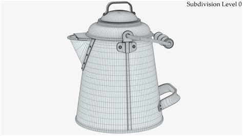 Vintage Coffee Pot 3D model - TurboSquid 1993557