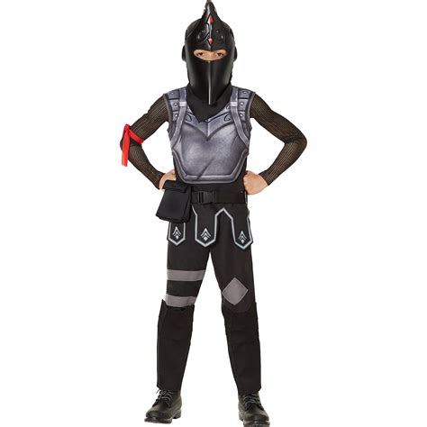 InSpirit Designs Fortnite Black Knight Costume for Children, Includes a Jumpsuit, Helmet, Shield ...