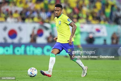 Eder Militao of Brazil during the FIFA World Cup Qatar 2022 Round of ...