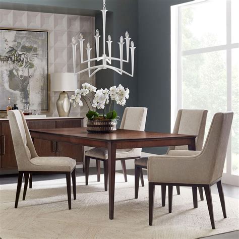 Theodore Alexander Lido Rectangular Dining Table in Bistre - Table Only ...