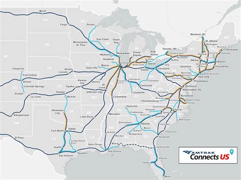 Amtrak releases map of expanded US rail network it says it can build ...