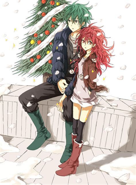 Anime Xmas Couples Wallpapers - Wallpaper Cave