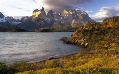 burn spear: Andes Mountains, Patagonia, Chile